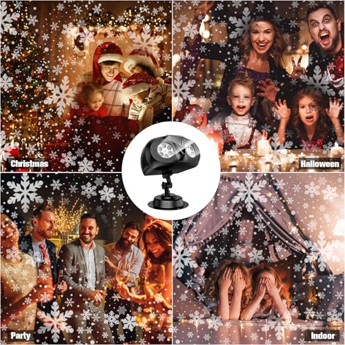 Halloween Christmas Projector Lights Outdoor with Remote, Waterproof Holiday Decor N1281