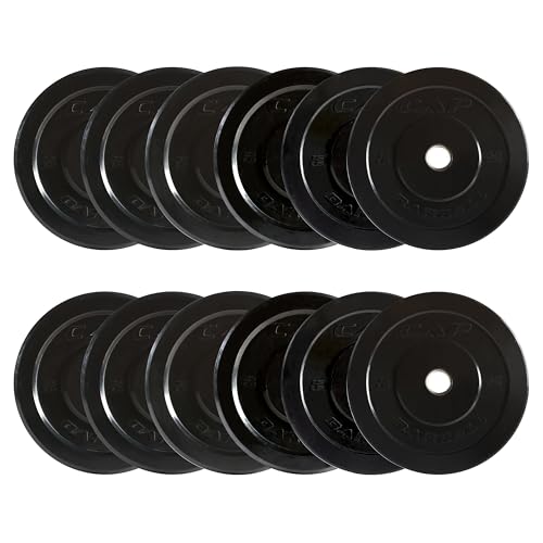 CAP Barbell 2-Inch Olympic Bumper Plate Weight Set O371151