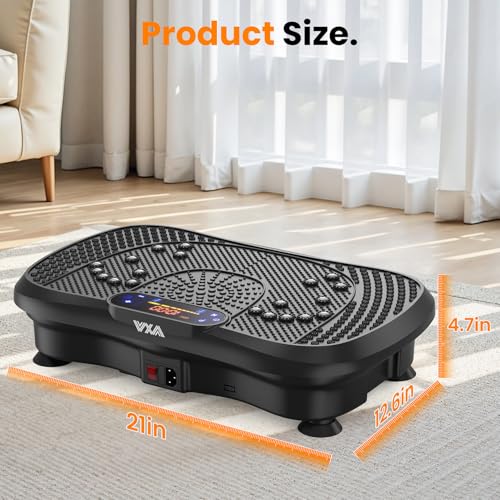 AXV Vibration Plate Fitness Platform Exercise Machine for Full Body Workout Q37919
