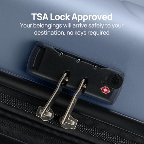 Carry-on Luggage 20 Inch Hardshell with Spinner Wheels and TSA Lock L610552