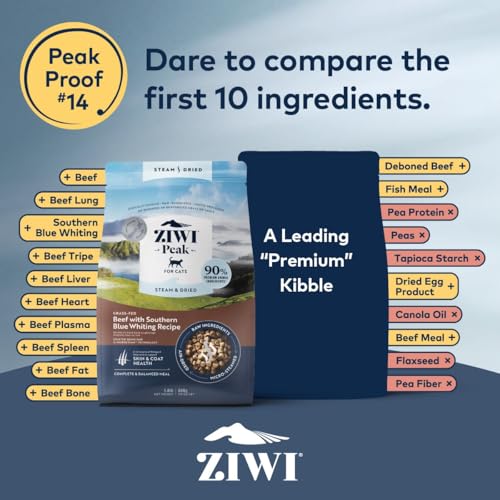 ZIWI Peak Steam & Dried Cat Food Wild South Pacific Fish, 78.4oz T68003
