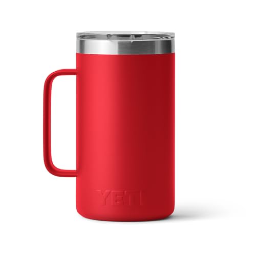 YETI Rambler 24 oz Mug, Stainless Steel, Vacuum Insulated N160