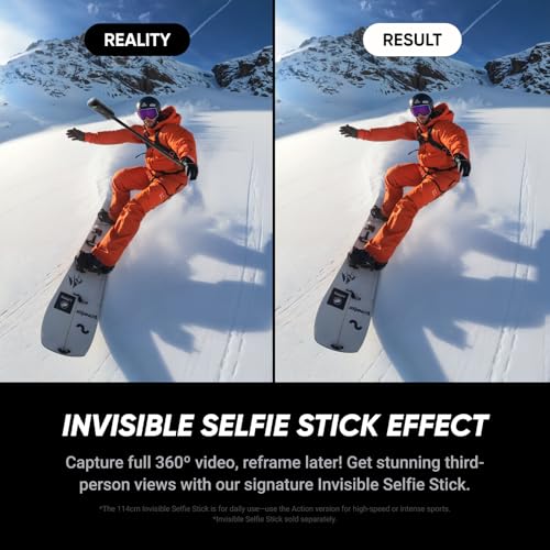 Insta360 X5 Essentials Bundle Waterproof 8K 360° Action Camera I4343