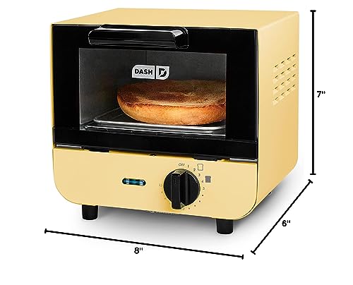 DASH Mini Toaster Oven Cooker for Bread, Bagels, Pizza, Paninis - Red B5381