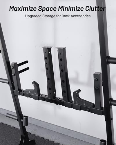 Mikolo Smith Machine 2200lbs Squat Rack with Lat Pulldown & Cable Crossover E219