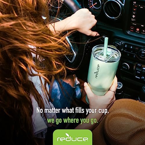 REDUCE Cold1 34 oz Tumbler with Lid and Straw, Vacuum Insulated Stainless Steel D10206