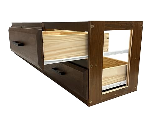 Discovery World Furniture White Full Bookcase Bed with 6 Drawers Z895159