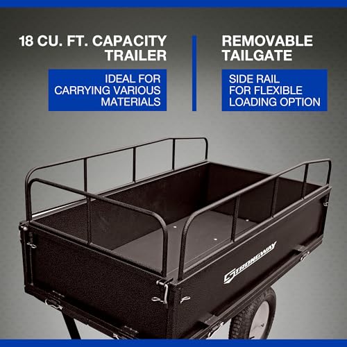 Strongway Steel ATV Trailer 1200-Lb. Capacity C34038