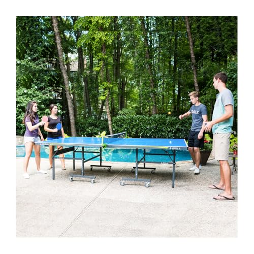 JOOLA Outdoor Table Tennis Table with Steel Net Set & Frame L349