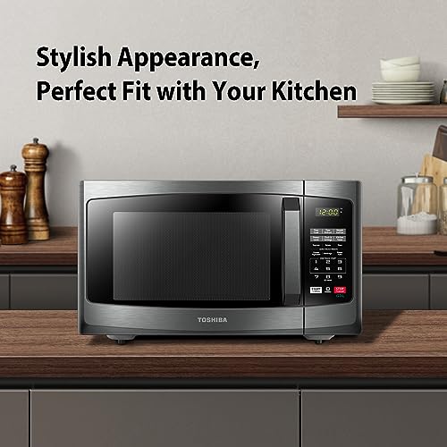 Toshiba ML-EM62P(SS) Countertop Microwave, 2.2 Cu Ft, 1200W, Stainless Steel C1532