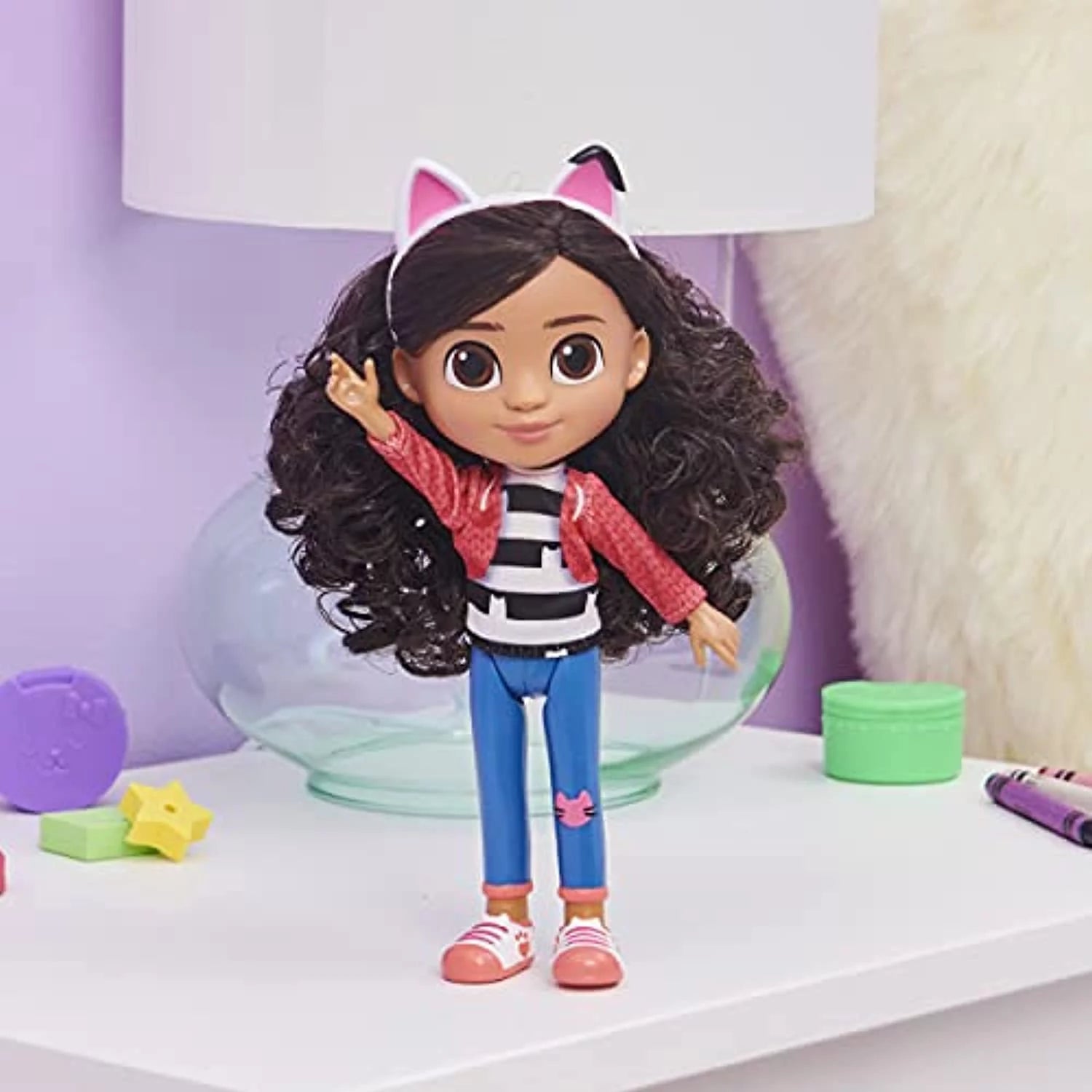 Gabby's Dollhouse 8-inch Gabby Girl Doll, Kids Toy for Ages 3+ B52415