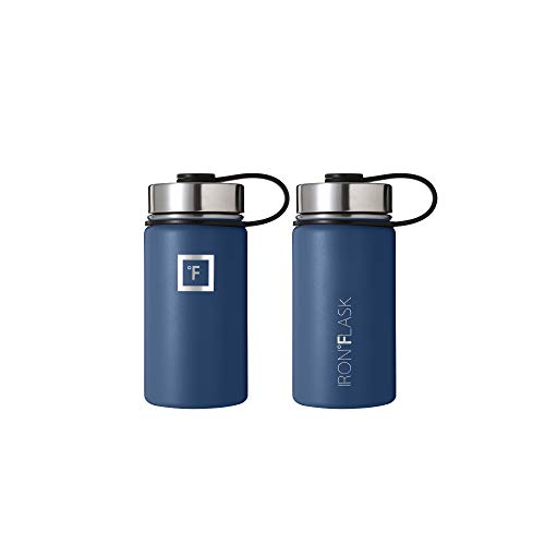 IRON °FLASK Stainless Steel Insulated Water Bottle with 3 Lids, 40 oz U19688
