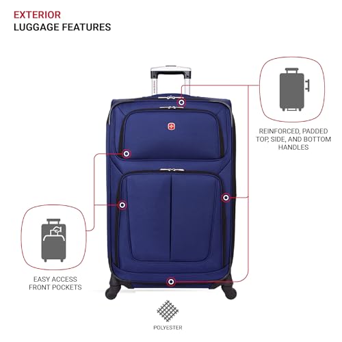 SwissGear Sion Softside Expandable Luggage, Black, 29-Inch C81483