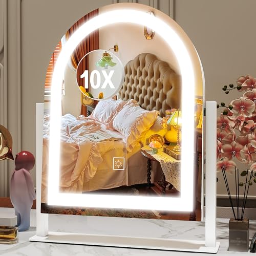 Vanity Mirror with Lights, 12.6"×15" LED Makeup Mirror, Touch Control Dimmable D52089