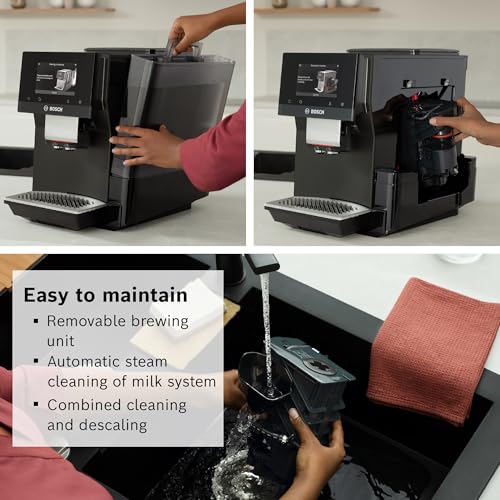 Bosch 800 Series Fully Automatic Espresso Machine, Silver D3019