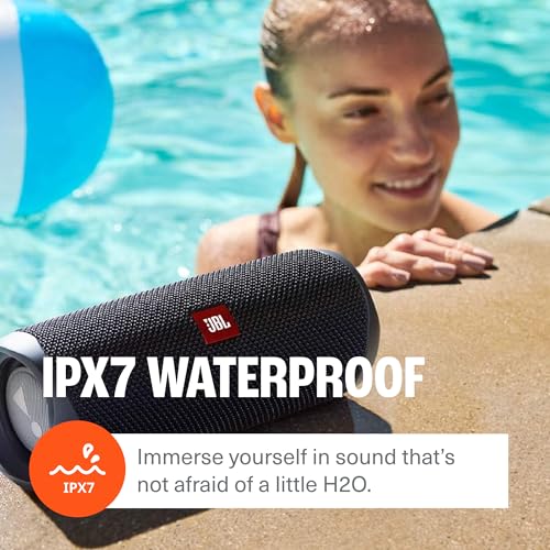 JBL FLIP 5 Waterproof Portable Bluetooth Speaker, Black T686