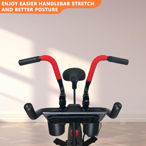 Handlebar Extender for Peloton Indoor Exercise Bikes, Sheep-horn with Black Tapes & Grips F973