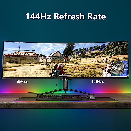 INNOCN 49" Curved Ultrawide Gaming Monitor 120Hz QHD 32:9 E79455