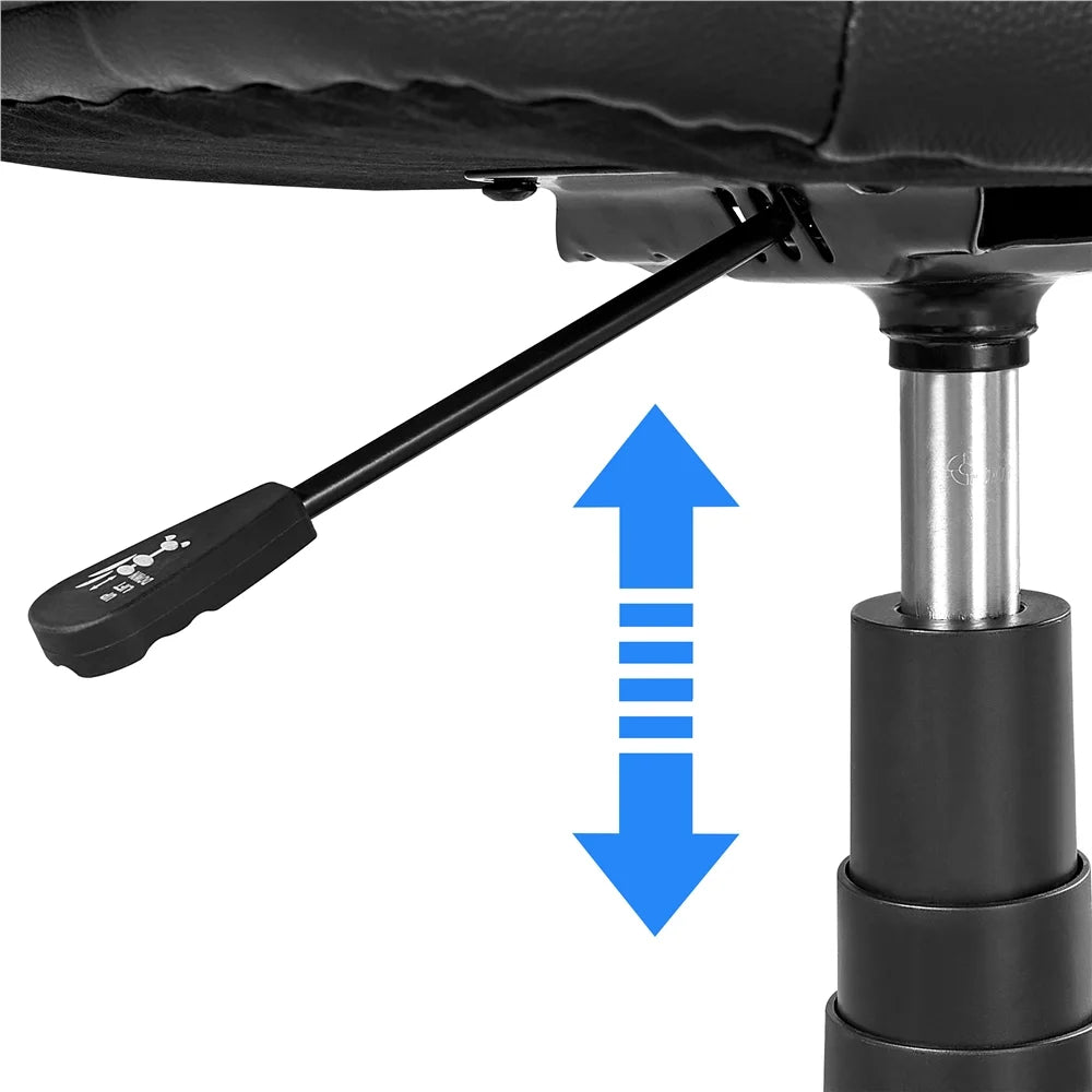 Yaheetech Adjustable Office Chair Swivel Ergonomic Computer Desk Chair with Armrest A859