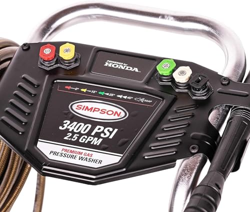 Simpson Cleaning 4200 PSI Gas Pressure Washer, 4.0 GPM, Honda GX390 Engine W2346