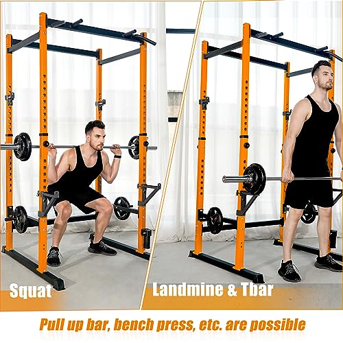 Bongkim Power Rack, Adjustable Squat Stand for Home Gym, 660lb Capacity L49550