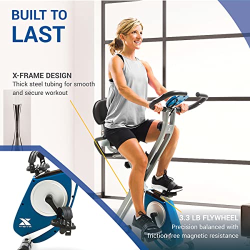 XTERRA Fitness Folding Exercise Bike, 225 LB Capacity Y9844
