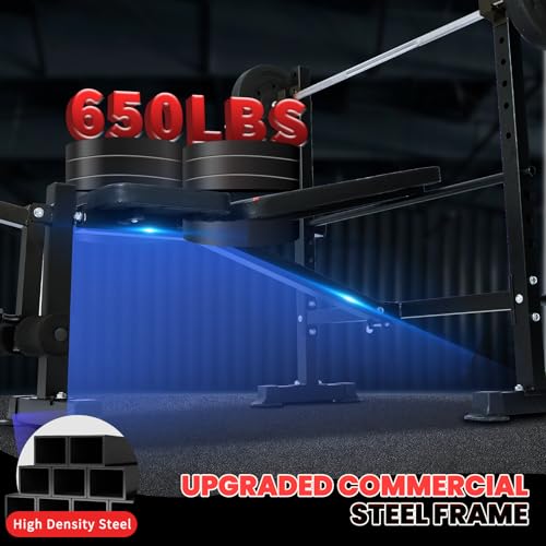 1500LBS 8-in-1 Olympic Weight Bench with Leg Extension & Preacher Curl A945