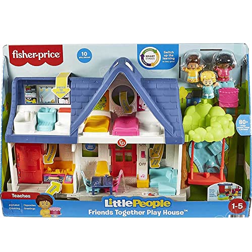 Fisher-Price Little People Friends Together Play House Set with Smart Stages N5792