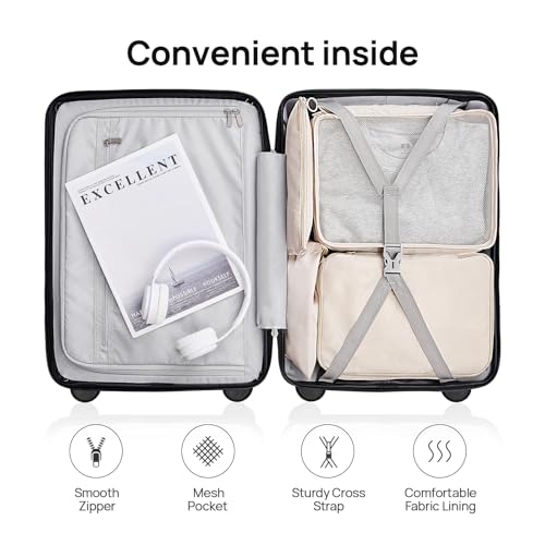 Carry-on Luggage 20 Inch Hardshell with Spinner Wheels and TSA Lock L610552