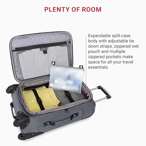 SwissGear Sion Softside Expandable Luggage, Black, 29-Inch C81483