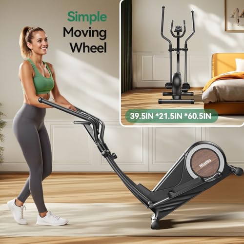 Niceday Elliptical Machine for Home, Magnetic Trainer with 16 Resistance Levels Q78334