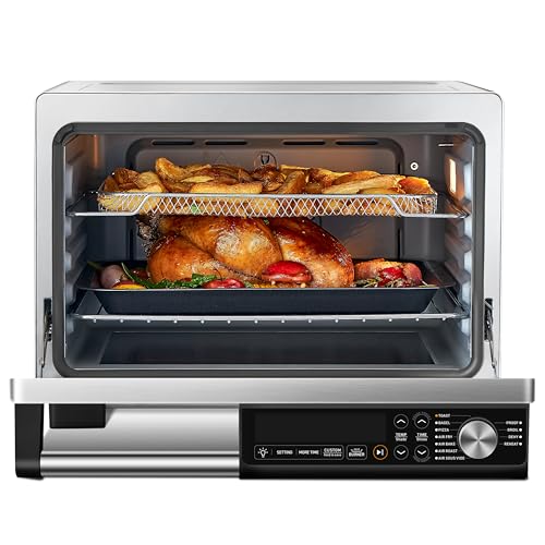 COSORI 11-in-1 Air Fryer Oven, 13Qt with Rotisserie, Recipe Book & 6 Accessories G17087