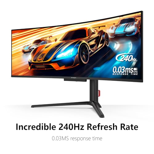 INNOCN 49" Curved Ultrawide Gaming Monitor 120Hz QHD 32:9 E79455