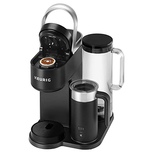 Keurig K-Cafe Single-Serve Coffee, Latte & Cappuccino Maker with Milk Frother, Dark Charcoal H6761