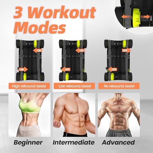 WONDER CORE Slide Fit Ab Roller Board with 4 Wheels and Knee Pad S58314