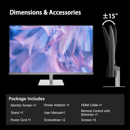 25 Inch Portable Smart TV with Touchscreen, Android 14, 8GB RAM + 128GB Storage A4881
