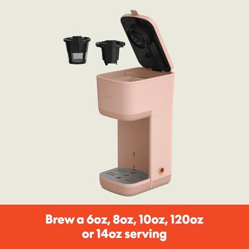 BELLA Single Serve Coffee Maker, K Cup & Ground Compatible, Auto Shutoff X237