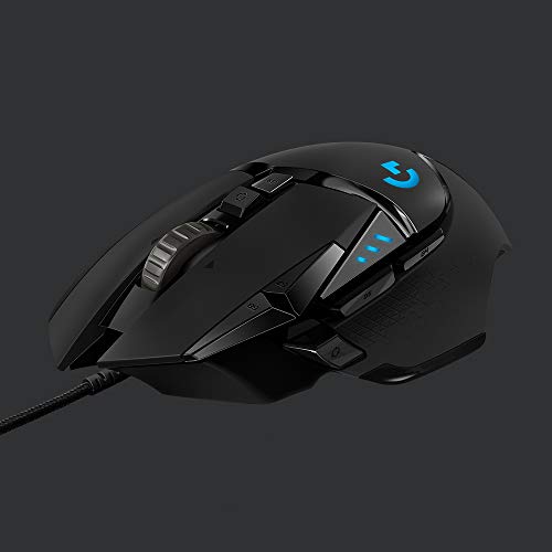 Logitech G502 HERO Wired Gaming Mouse with RGB and Adjustable Weights R1222