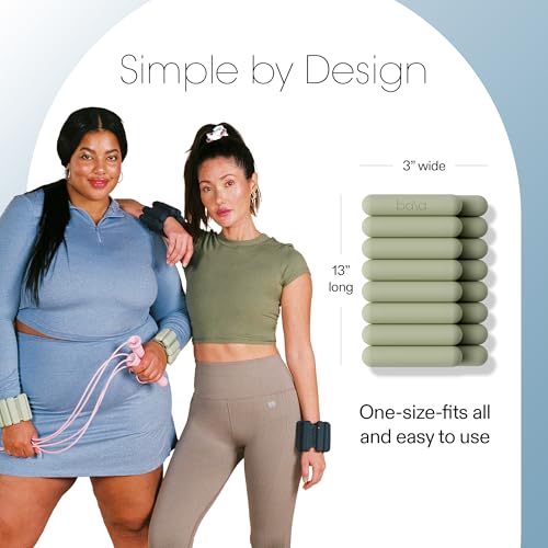 Bala Bangles Wrist & Ankle Weights Adjustable Silicone Set for Women Men Y10032