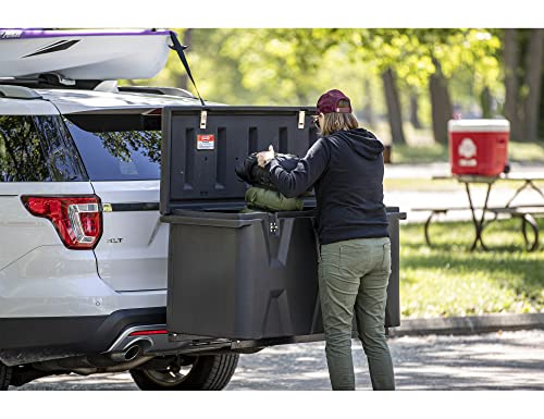Buyers Products 1707020 Large Poly Hitch Mounted Cargo Carrier Utility Storage Box, Black D635736