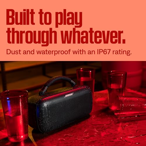 Bose SoundLink Max Portable Bluetooth Speaker, IP67 Waterproof, Black I5107