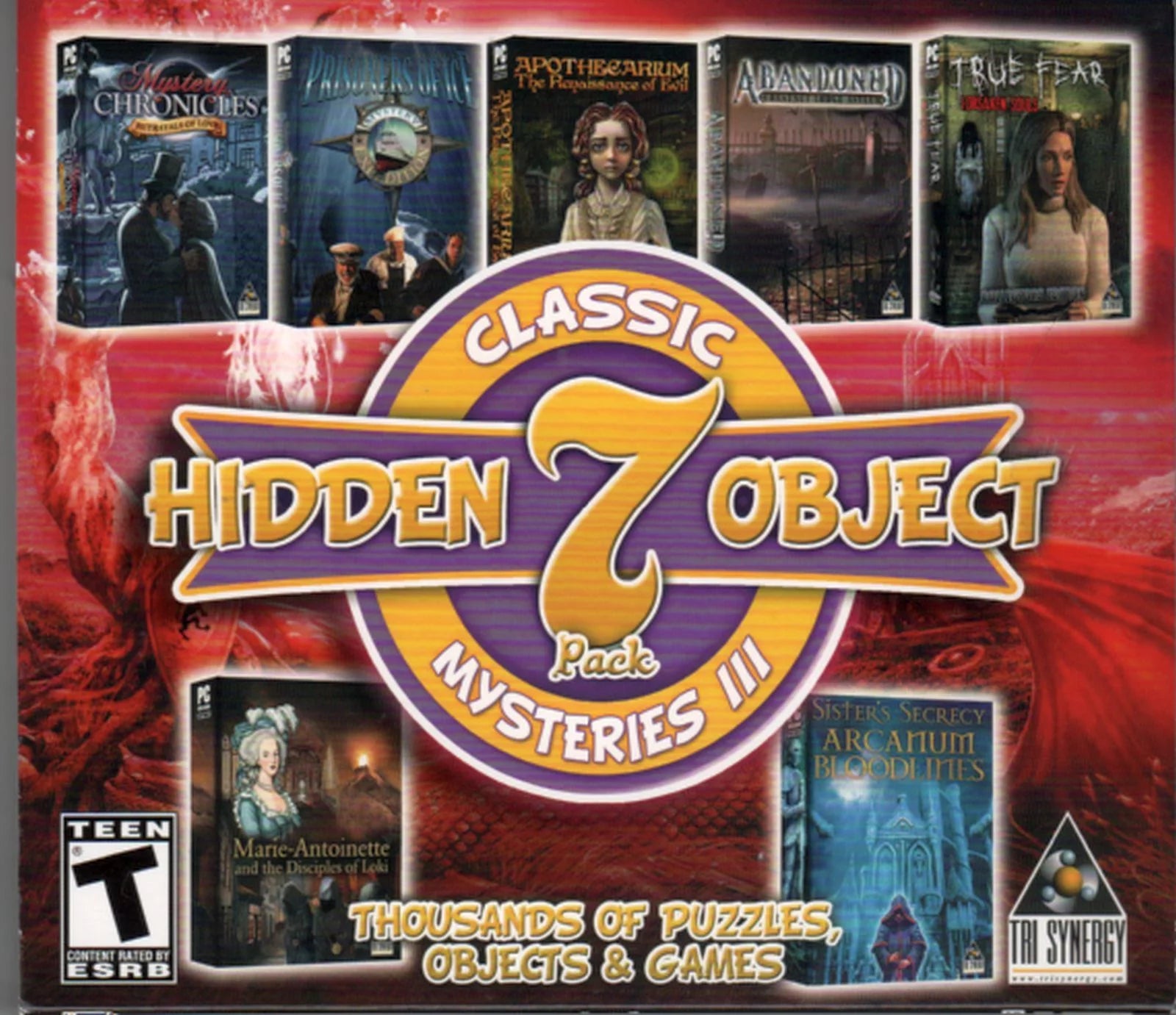 Classic Mysteries III Hidden Object 7 Pack PC Game Tri Synergy N182