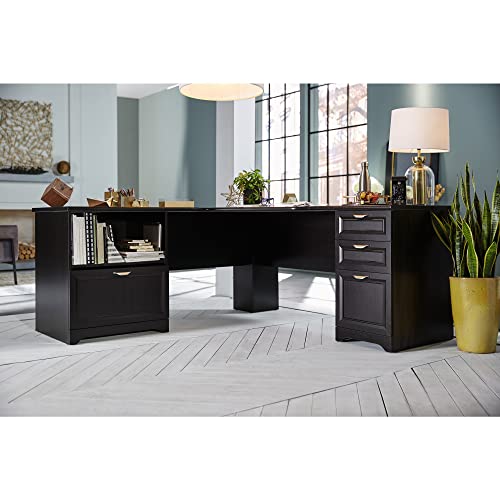 Realspace Magellan Performance 71"W L-Shaped Corner Desk, Espresso Q27794