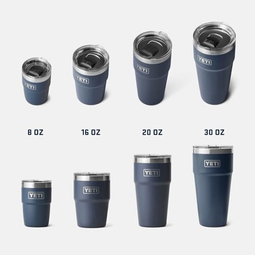 YETI Rambler 8 oz Stackable Cup, Stainless Steel, Vacuum Insulated with MagSlider Lid S120489