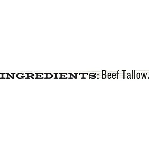 EPIC Beef Tallow, Grass-Fed, 11oz Jar (Pack of 6) V382