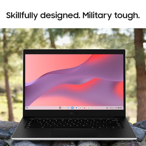 Samsung 14" Galaxy Chromebook Go Laptop, Intel Celeron, 4GB RAM, 64GB, ChromeOS, Silver S127738