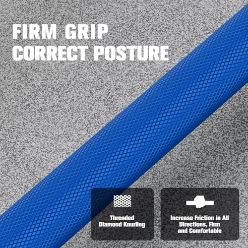 RITFIT Olympic Barbell 4ft/6ft 2 Inch Weight Bar for Strength Training, 500lbs Capacity F369