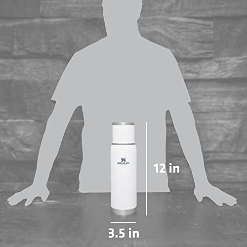 Stanley Adventure-To-Go Vacuum Bottle 25 oz Wide Mouth Insulated Stainless Steel Thermos, Blue Glow D5617