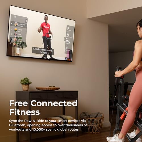 Sunny Health & Fitness Row-N-Ride PRO Full Body Squat Machine G774529