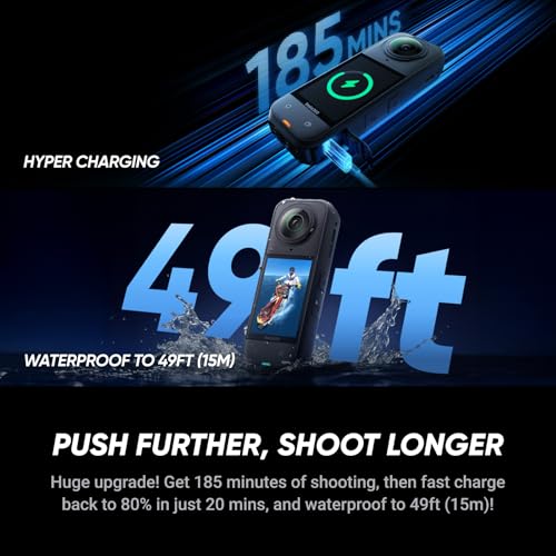Insta360 X5 Motorcycle Bundle Waterproof 8K 360° Action Camera W639638